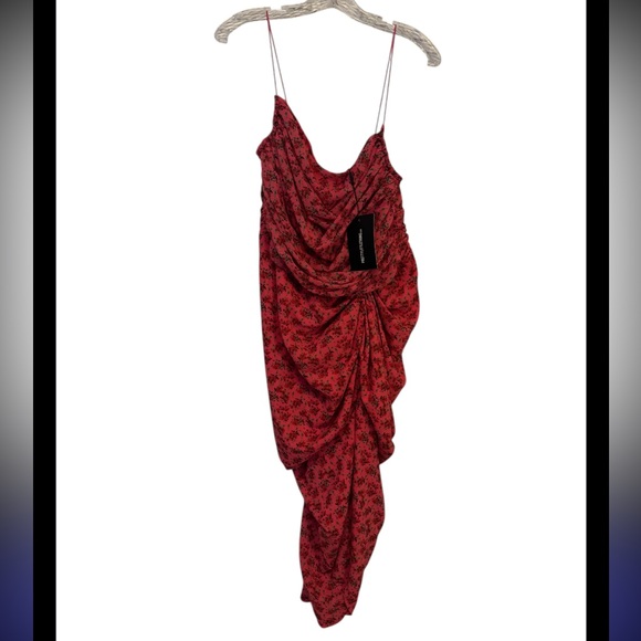 NWT Pretty Little Things Floral red/pink Dress - Picture 2 of 4